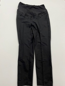 H&M MAMA Ciążowe czarne spodnie chino r L