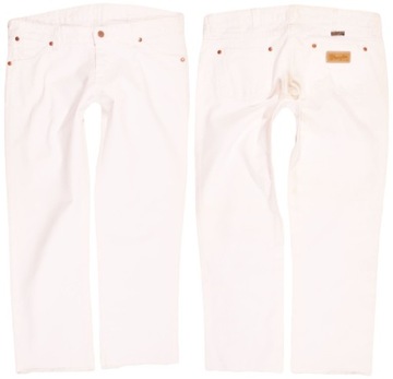 WRANGLER spodnie STRAIGHT white JORDAN _ W32 L30