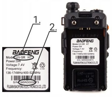 Baofeng UV-5R HTQ Рация РАДИОТЕЛЕФОН РАЦИЯ УКВ УВЧ СКАНЕР