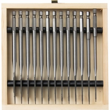 СВЕРЛА ПО ДЕРЕВУ С ПЛОСКИМ ЛЕЗВИЕМ 13 ШТ. 6-25 ММ ВЫСОКОЕ КАЧЕСТВО