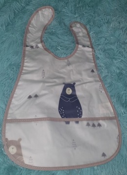 НАГРУДНИК С КАРМАНОМ, можно стирать.