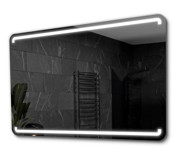 Lustro łazienkowe podświetlane LED 120x80 Mediolan