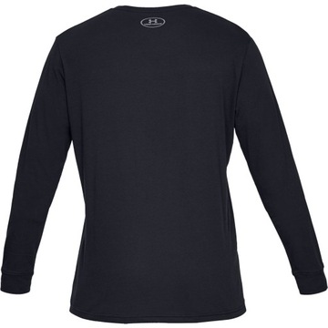 KOSZULKA UNDER ARMOUR LONGSLEEVE DŁUGI RĘKAW PRZEWIEWNA BAWEŁNA 1329585-001