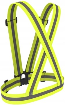 ВЕЛОСИПЕДНЫЙ ЖИЛЕТ ДЛЯ БЕГА СО СВЕТООТРАЖАЮЩИМИ РЕМНЯМИ