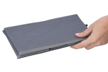 Складной текстильный ящик-органайзер для гардероба