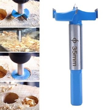 РЕЗКА ДЛЯ ПЕТЛ CAN ШАБЛОН С ОТВЕРСТИЯМИ 35 ММ, КОМПЛЕКТ СВЕРЛЕНИЙ ДЛЯ ПЕТЛЕЙ