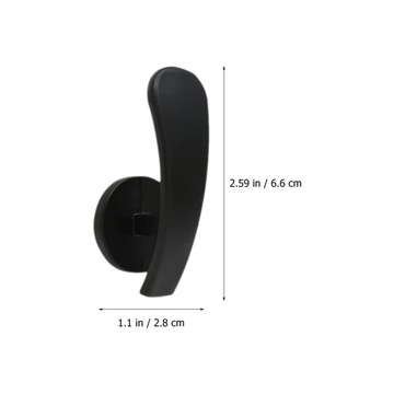 КРЮЧКИ ДЛЯ НАСТЕННОГО КРЕПЛЕНИЯ МЕТАЛЛИЧЕСКИЕ ШТОРЫ, НАБОР ИЗ 4 ШТ.