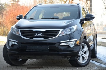 Kia Sportage III SUV 1.6 GDI 135KM 2012 CZARNA OPŁACONA 1.6GDI 135KM SERWIS NAVI KAMERA ALU GWARANCJA