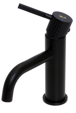 BATERIA UMYWALKOWA CZARNA MATOWA RETRO ROYAL