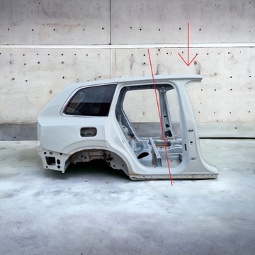 ĆWIARTKA PRÓG SŁUPEK ŚRODKOWY PRAWY VOLVO XC90 2015- KOLOR 707