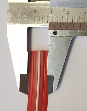 Маскирующий уплотнитель Wedge TAPE для полосок красный 12мм