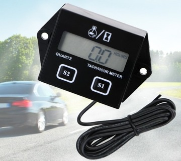 СЧЕТЧИК ЧАСОВ ДВИГАТЕЛЯ ТАХОМЕТР + СБРОС МОТОРА