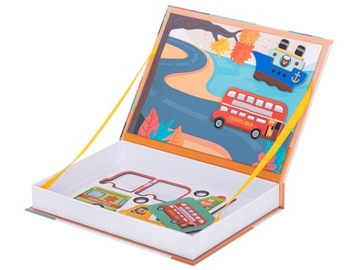 Puzzle klocki układanka magnetyczna dla 3 latka