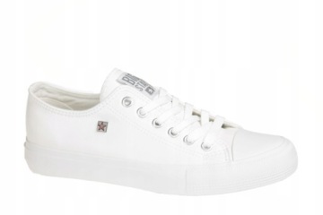 Белые кроссовки Big Star из экокожи V274869, год 37