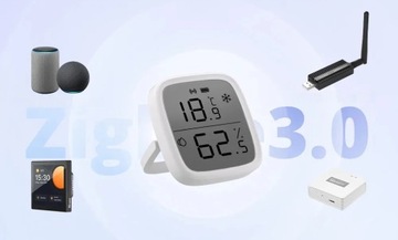 SONOFF SNZB-02D ЖК-ДАТЧИК ТЕМПЕРАТУРЫ И ВЛАЖНОСТИ ZIGBEE EWELINK