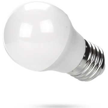 ŻARÓWKA LED GWINT E27 3W 240lm G45 KULKA BIAŁA NEUTRALNA BARWA DZIENNA