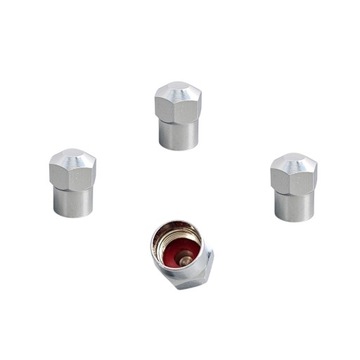 4 ХРОМИРОВАННЫХ КОЛПАЧКА ДЛЯ КЛАПАНОВ И ВЕНТИЛЯЦИОННЫХ ВЕНТИЛЯЦОВ