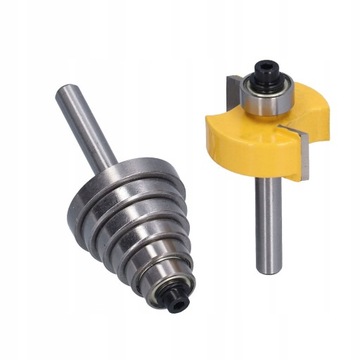 Фреза 1/4 дюйма с многошлицевым хвостовиком с 6 шт.