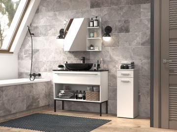 ШКАФ ДЛЯ ВАННОЙ, НИЗКИЙ СТОЛБ ==== ЦВЕТА