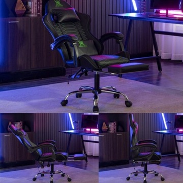 ОФИСНОЕ ИГРОВОЕ КРЕСЛО, ВРАЩАЮЩЕЕСЯ ИГРОВОЕ КРЕСЛО, ИГРОВОЕ ВЕДРО + МАССАЖЕР