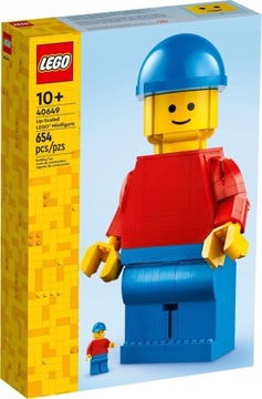 LEGO CITY MEGA FIGURKA miniFIGURKA ludzik DUŻY XL klocki MINIFIGURES