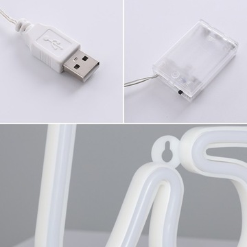 Декоративная светодиодная неоновая лампа - hello 2