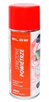 Воздушный компрессорный спрей 400мл. красный УДАР