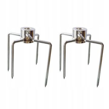 Серебряные вилки для курицы-гриля