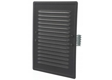 KRATKA KOMINOWA 14x21 METALOWA GRAFIT Z ŁAPKAMI
