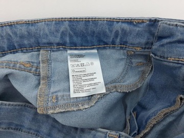 H&M jeansowe SPODNIE RURKI wygodne MODNE klasyczne _ 38