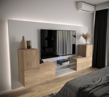 Meblościanka Nowoczesna Salon Meble N96 1A