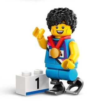 LEGO MINIFIGURES 71045 SERIA 25 Biegacz Paraolimpijczyk