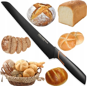 Nóż do chleba kuchni kuchenny Fiskars 24cm 1003093