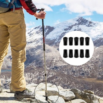 10 насадок для треккинговых палок для скандинавской ходьбы, чехлы для ходьбы