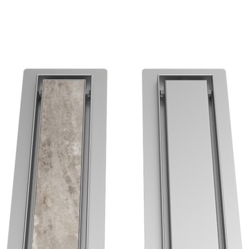 ЛИНЕЙНЫЙ СЛИВ ПОД ПЛИТКУ 50 СМ СТАЛЬ СИФОН 2в1 ДУШЕВОЙ ПОДДОН ENTERO