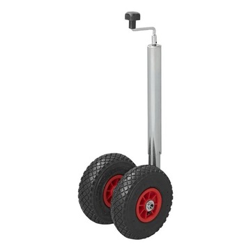 Маневренное опорное колесо, двойное, два колеса, 48 мм, для бездорожья.