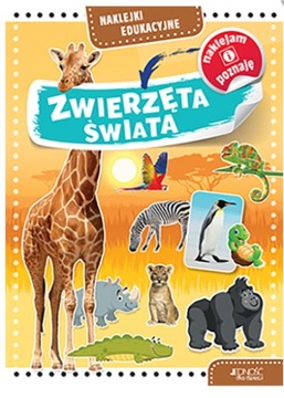 Naklejki edukacyjne Zwierzęta świata Jedność