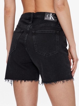 Calvin Klein Jeans spodenki damskie szorty jeansowe krótkie bawełna roz 30