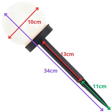 СОЛНЕЧНЫЕ САДОВЫЕ ЛАМПЫ, БЕЛЫЕ ШАРИКИ, ВСТАВЛЕННЫЕ САДОВЫЕ ЛАМПЫ, СВЕТОДИОДНЫЕ ШАРИКИ, 3 шт.