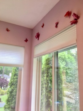 Наклейки БАБОЧКИ ДЛЯ ОКОННОЙ НАСТЕННОЙ МЕБЕЛИ 3D БАБОЧКИ, разноцветные + магнитные