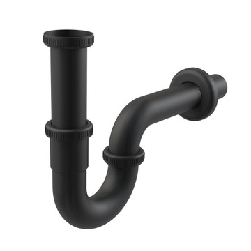 Półsyfon umywalkowy U Alcaplast A4320BLACK mat