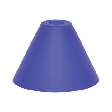Klosz do Lampy Stożek Niebieski Szklany E14