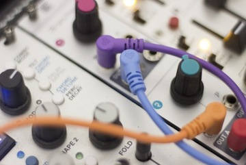 Kable kątowe Eurorack Patch 3,5mm Mono męskie minijack 6 sztuk 60cm