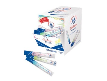 CUKIER BIAŁY W SASZETKACH DIAMANT 100x5g 1 karton