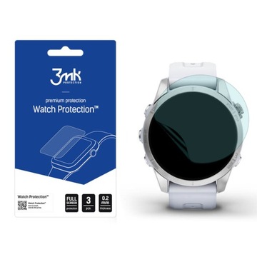 Garmin Fenix 7S Szkło ochronne 3 szt 3mk