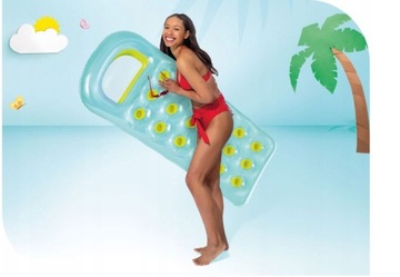 НАДУВНОЙ МАТРАС ДЛЯ ПЛАВАНИЯ INTEX БАССЕЙН ПЛЯЖНЫЙ РЕЛАКСАЦИЯ