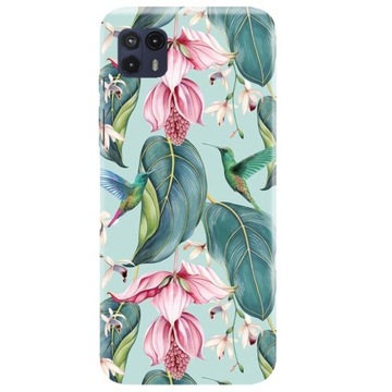 Etui CLEAR DO MOTOROLA G50 5G Ochronne Różowe Damskie TOP100 WIELE WZORÓW