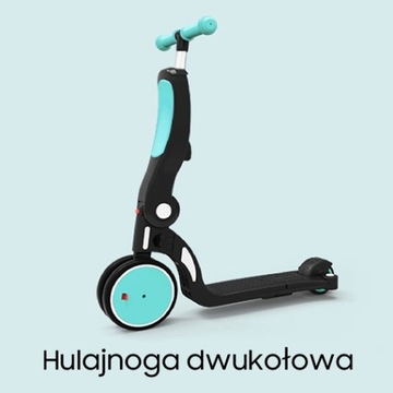 BeBehoo Трехколесный самокат Велосипед Детский автомобиль Красный 5в1 2-6 лет