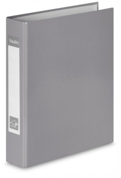 Segregator A5 40mm VAauPe na dokumenty biurowy 2-ringi szary