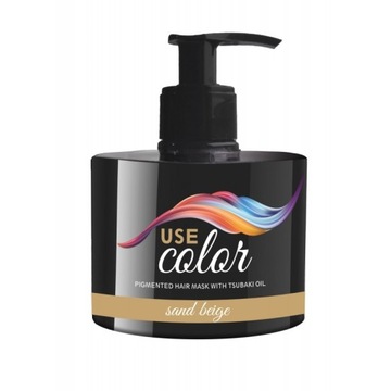 SCANDIC USE COLOR ODŻYWKA KOLORYZUJĄCA DO WŁOSÓW SAND BEIGE BEŻOWY 300 ML
